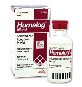 Insulina Humalog cartucho