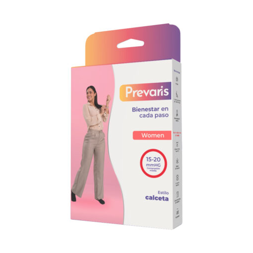 Woman Socks – Compresión Mediana 15-20 mmHg – Prevaris