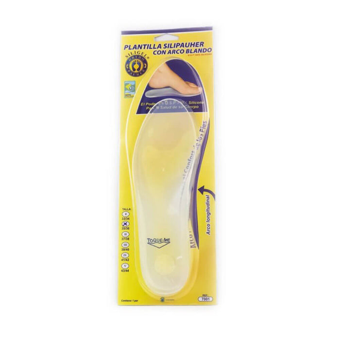 Plantilla completa de Siligel con arco / talla 37/38 / Ortho Pauher / par