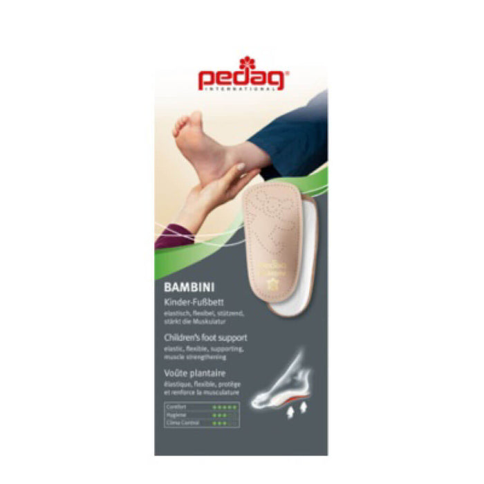 Plantilla pediátrica para soporte, amortiguación y alineación / Pedag / par
