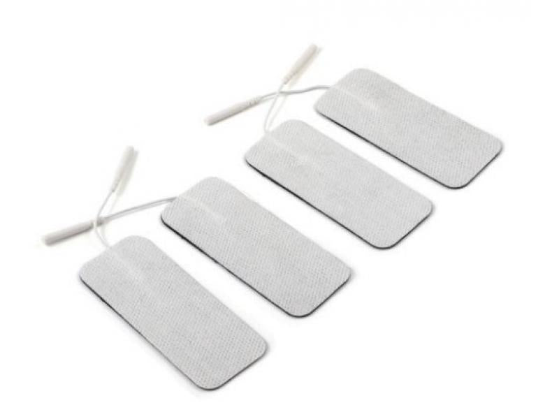 Electrodo autoadhesivo rectangular / Roscoe Medical / paquete de 4 unidades