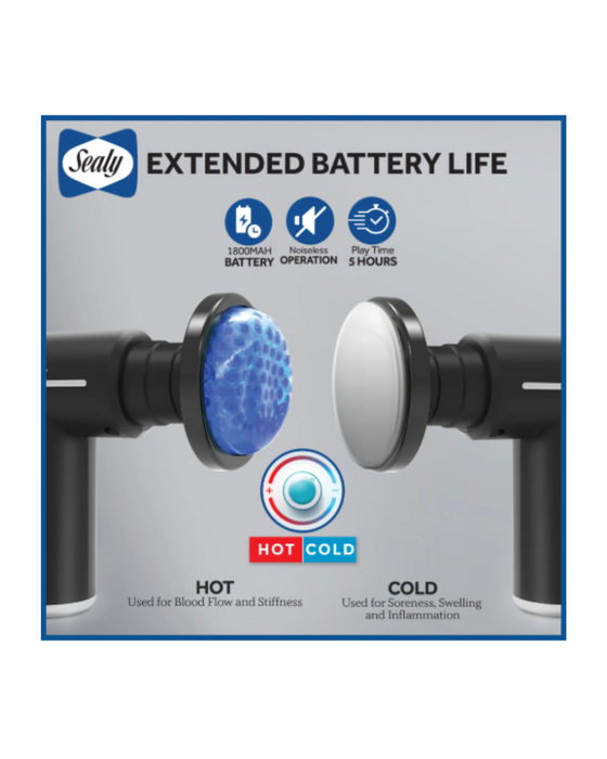 PISTOLA DE PERCUCIÓN PARA MASAJE FRIO / CALOR