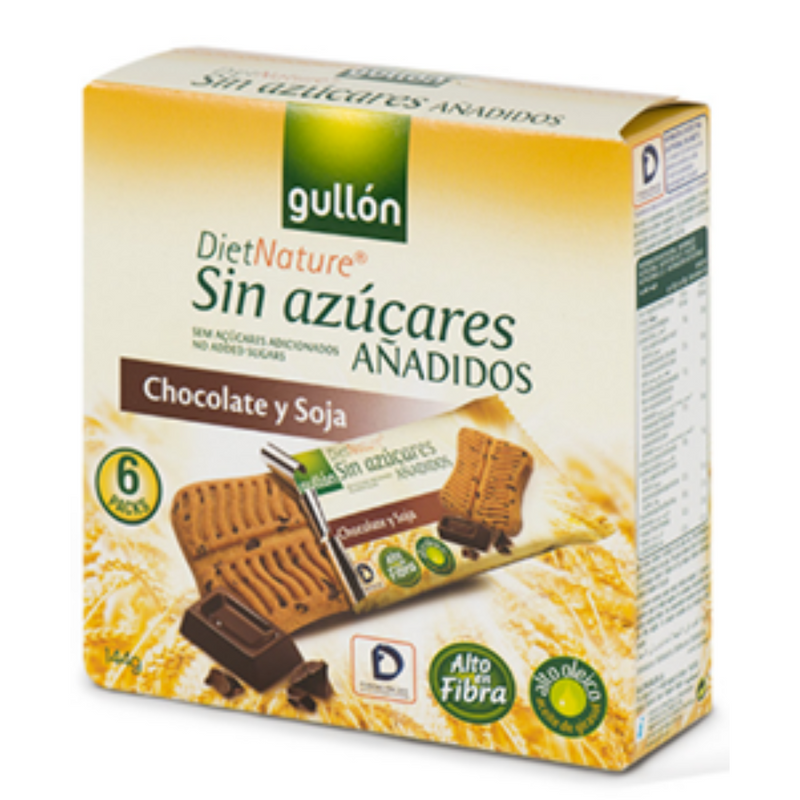 Galletas de soya y chocolate