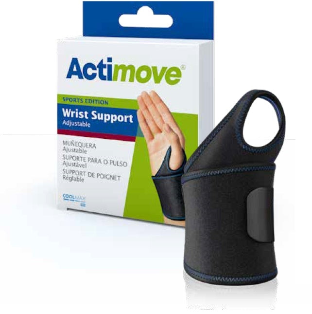 Muñequera bilateral de soporte y ajuste con bandas de velcro / Actimove / unidad