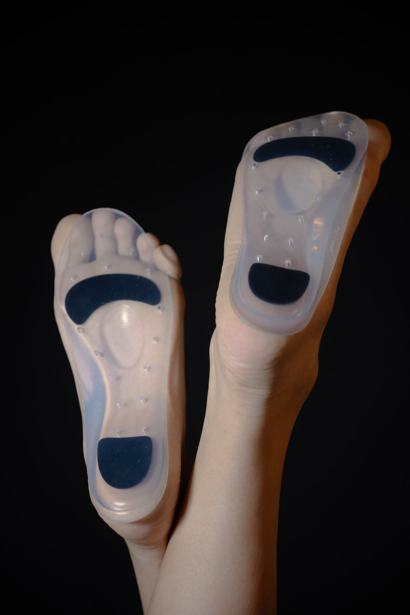 PLANTILLA DE SILICONA CON BOTÓN METATARSAL Y GEL