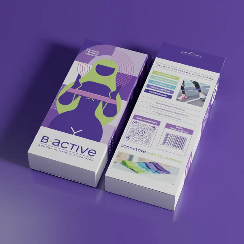 Set de bandas elásticas circulares / Theramart / 5 unidades