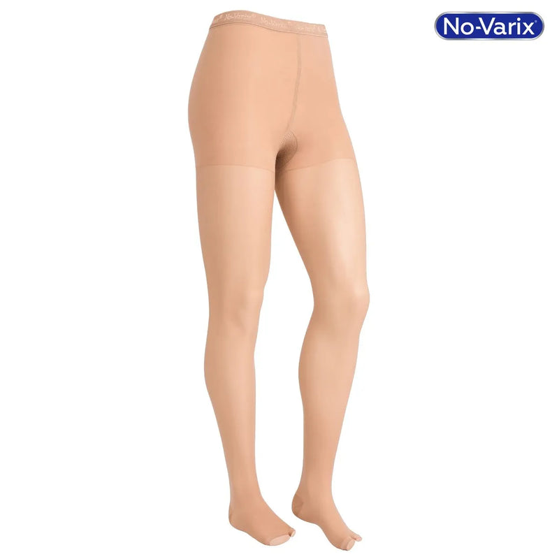 Media Novarix tipo panty de compresión mediana 15-20 mmHg