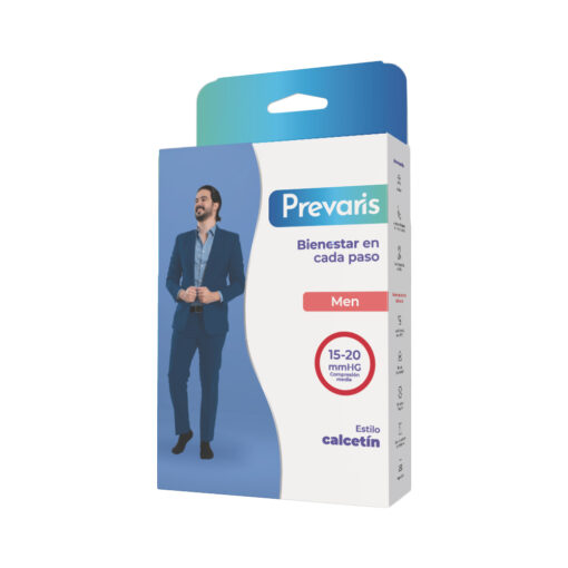 Calcetín Prevaris – Microfibra Nylon – compresión mediana 15-20 mmHg