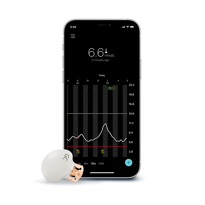Sensor Guardian™ 4 System- Monitorización Continua de Glucosa (MCG) sin necesidad de calibraciones / Caja 5 Unidades