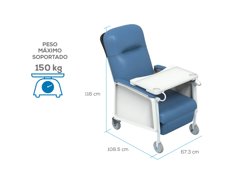 SILLA RECLINABLE PARA ADULTOS MAYORES THERASENIOR