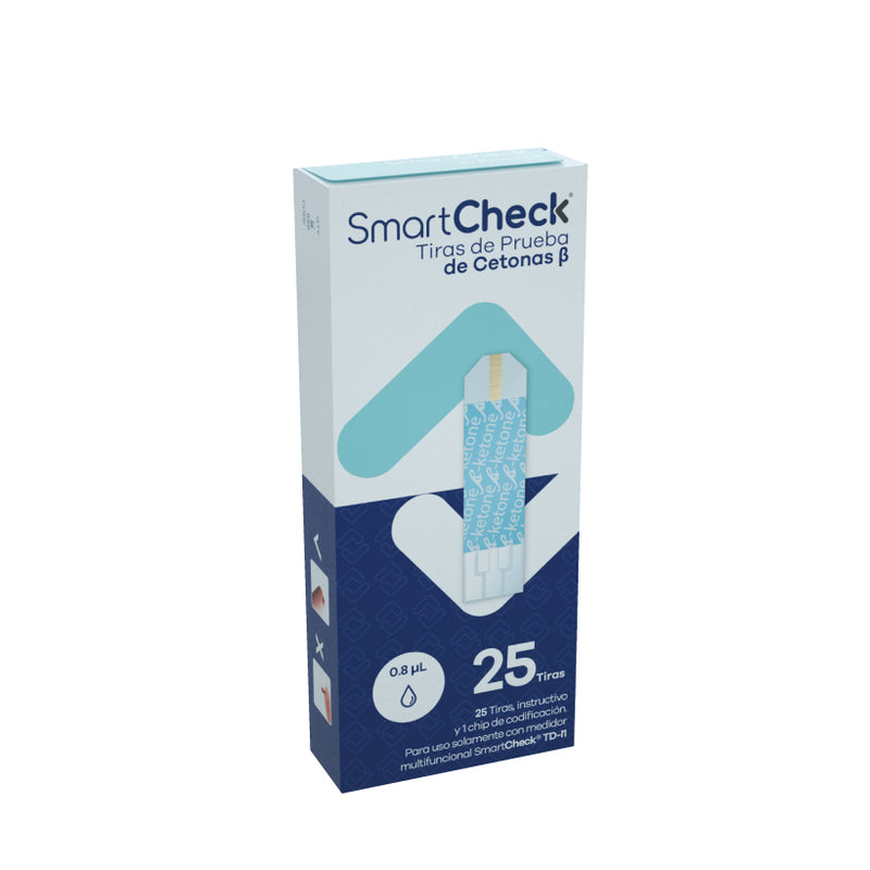 Tiras Cetonas Smartcheck 25 Uni.