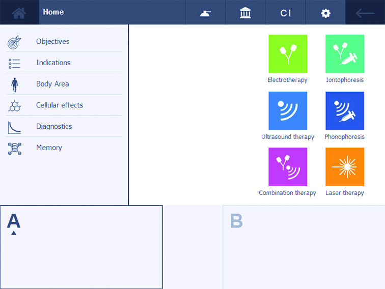 EQUIPO COMBINADO US - ELECTROTERAPIA - LASER COMBI 400 GYMNA