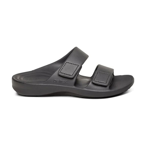 Aetrex Sandalia para hombre Milos – Negro – vista 2