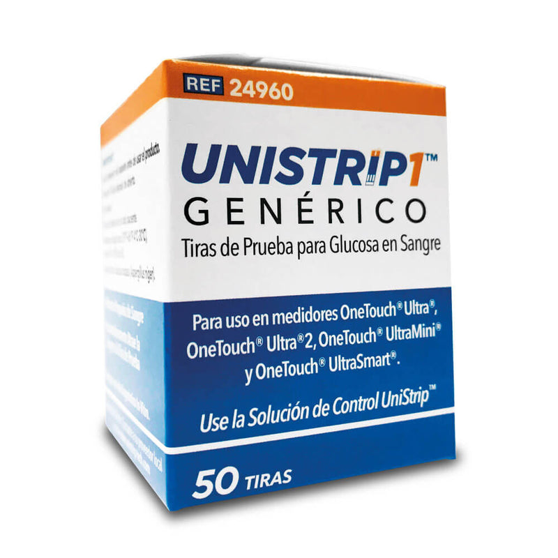 Tiras de prueba para Glucosa Unistrip