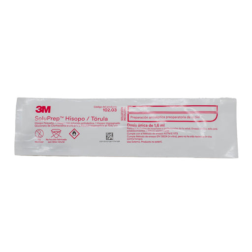 Hisopo Pequeño 1.5ML 2% Clorex + 70% Alcohol - Casa Médica