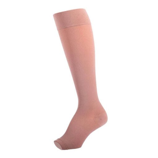 NoVarix – A la rodilla con punta abierta – Compresión Extra - Firme 30 - 40 mmHg - Casa Medica