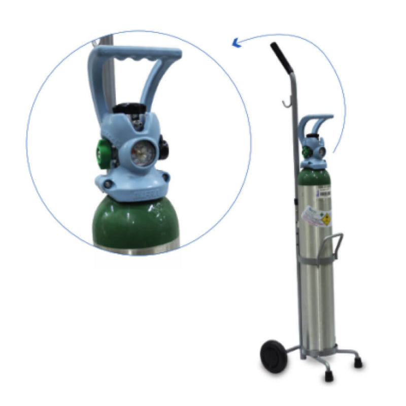 Cilindro de oxígeno tipo E