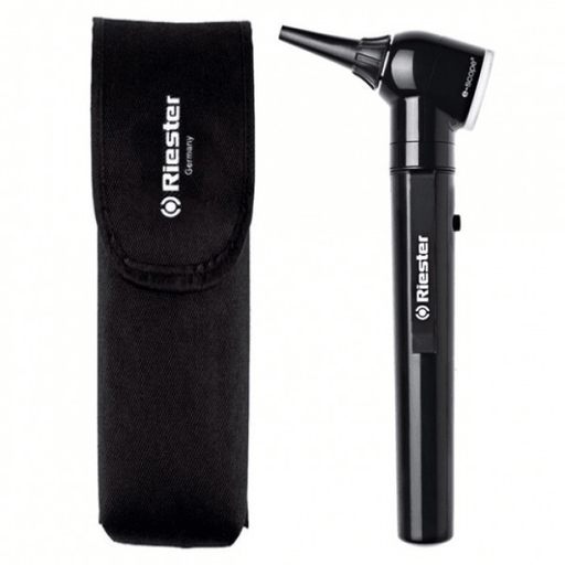 Otoscopio Iluminacion Directa Negro En Bolsa Scope Hl 2.5V - Casa Medica