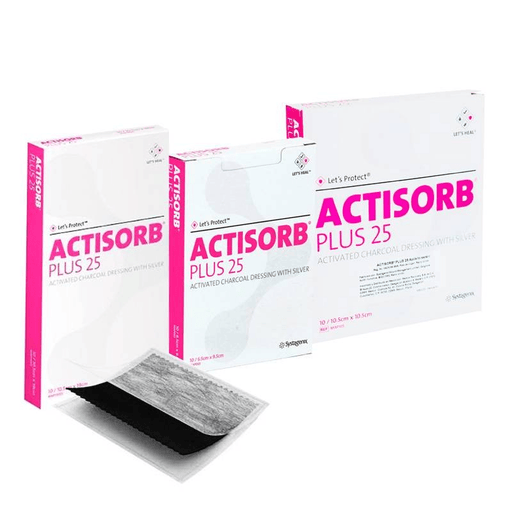 Actisorb PLUS 25 10.5X10.5 - Casa Médica
