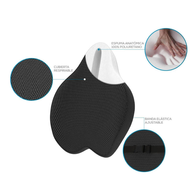 Cojín postural Theractive negro / Theramart / unidad