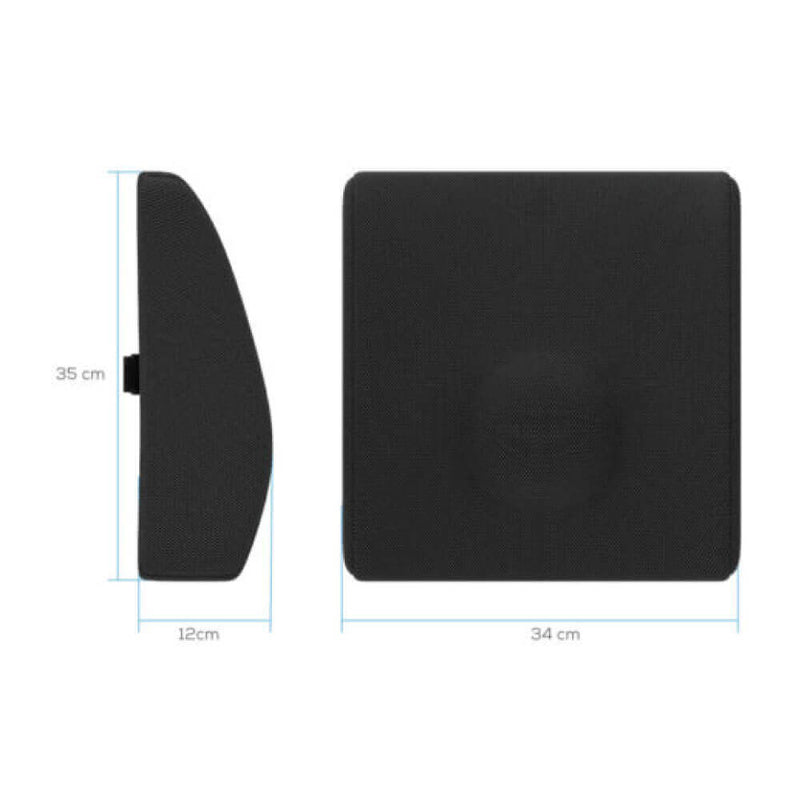 Respaldo lumbar Therashape negro / Theramart / unidad